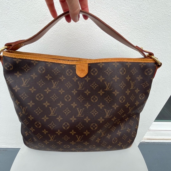 AUTHENTIC LOUIS VUITTON ✨ SLOUCHY HOBO 🔸DELIGHTFUL MM W DUST BAG - Picture 3 of 17